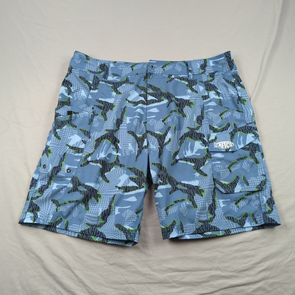 Aftco Short Mens 40 Blue Fishing Swimming Casual Outdoor